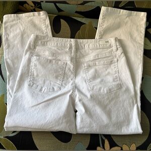 Blue Revival White Jeans